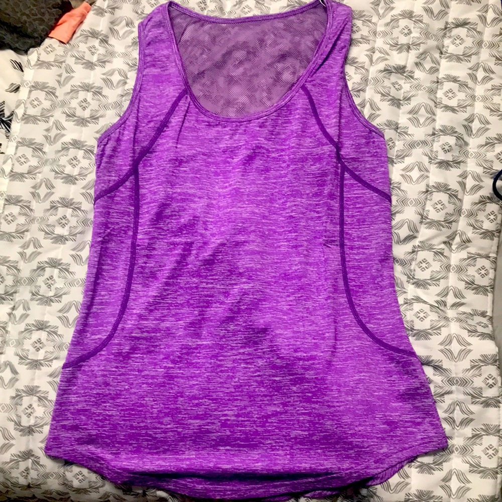 Purple tank